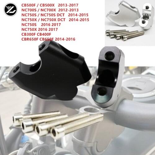 CNC Motorcycle Riser Lifting Handlebar Clamp for honda CB500X CB500F NC700 NC750S NC750X CB300F CB400F CB650F CBR650F
