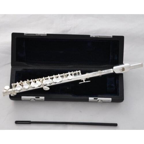 Silver Plated C Tone Piccolo Flute With Case Headjoint