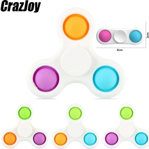 Push Bubble Dimple Fidget Toy Sensory Simple Spinner Pressure Antistress Reliever Relief Anxiety For Adult Child Gift Pack Toys