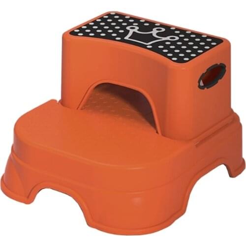 Double Layer Toddler Step Stool 2 in 1 Two Step Stool for Kids Detachable Bathroom Potty Stool for Toilet Potty Training A2UB