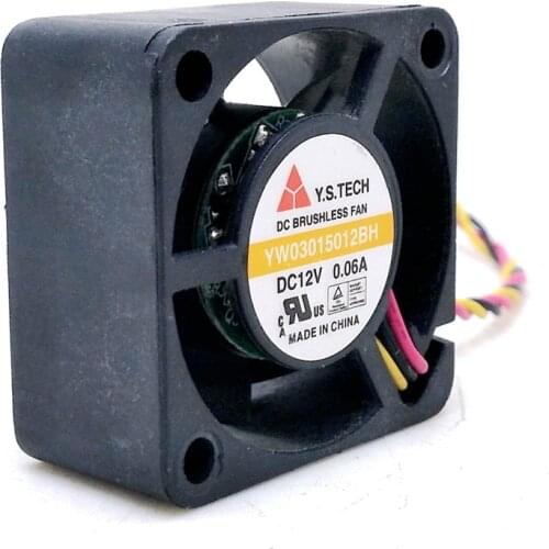 Y.S Tech 3015 fan YW03015012BH 12V 3cm hard disk box video card mute cooling fan
