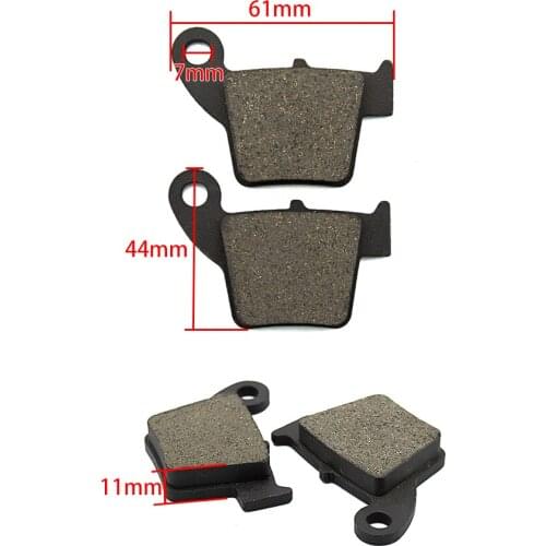【Fast Delivery】Rear Brake Pads For HONDA CRF 150 230 2004 R 250 450 CRF 250 Motard CRF 250 F CRF 250 R CRF 450 Motard CRF 450 R