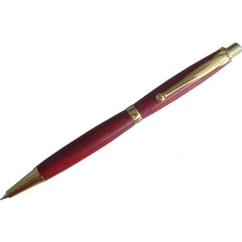 Gold fancy wooden finished pencil RZ-PCL3#G-R