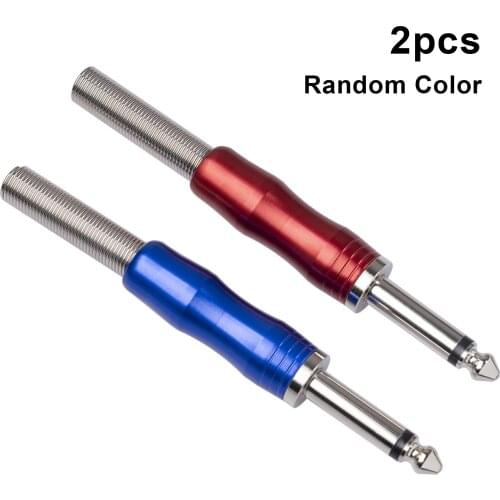 1/2/5pcs 6.35mm Mono Guitar Audio Cable Plug Nickel-Plated Electronic Keyboard Wire Welding Plug NK-Shopping