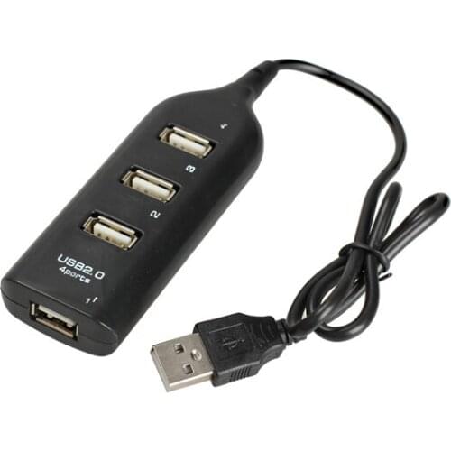 4 Ports USB 2.0 High Speed Mini Hub Socket Pattern for Laptop PC EM88