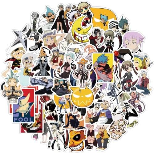 50pcs Cartoon Stickers Graffiti Suitcase Computer Water Cup Body Personalized Decoration Stickers