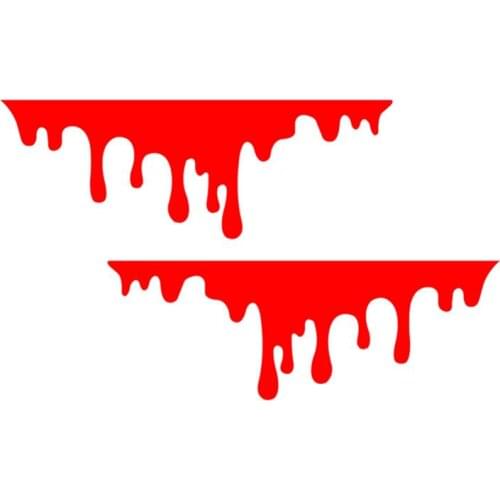 Car Red Blood Stickers Reflective Auto Cool Decals Light Bumper Body Sticker Covers Car-styling 2020