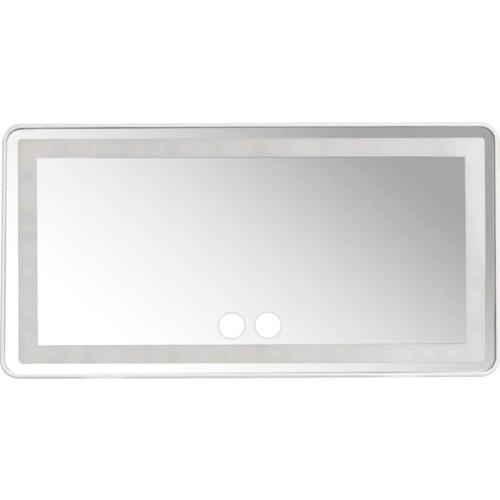 Car Sun Visor Mirror with LED Lights Automobile Makeup Mirror with Lights Cosmetic Mirror Clip on Sun Visor Travel