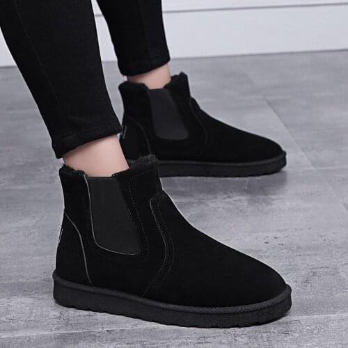 Chelsea Boots Men Shoes Ankle Boots Men Cow Suede Leather Boots For Men Trendy Autumn Shoes Bota Masculina rtg56