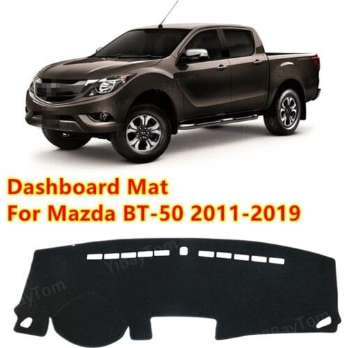 For Mazda BT-50 UP UR 2011~2019 SDX Anti-Slip Mat Sunshade Dashmat Protect Carpet Dashboard Cover Pad Accessories