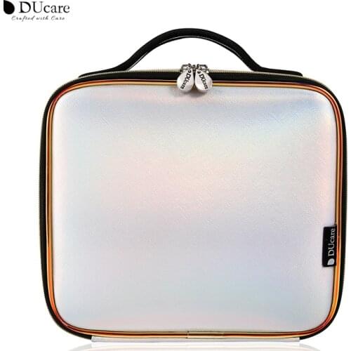 DUcare Aurora Makeup bag Cosmetic Bag Portable Travel Makeup Case Beauty Essential Make up Tools