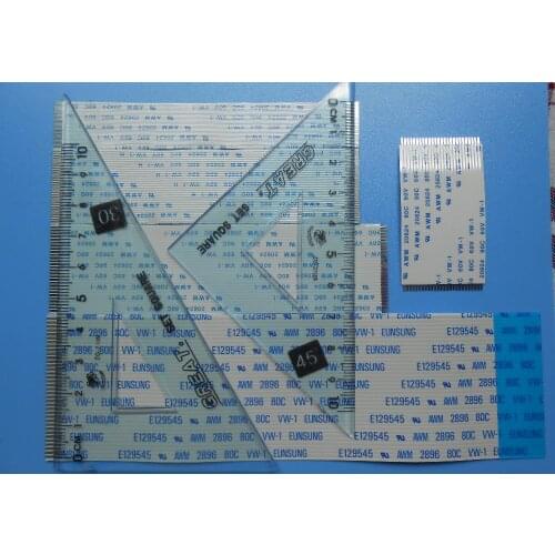 FFC cable 1.25 pitch-20pin-70mm-A same direction flexible flat cable ROHS customization is available