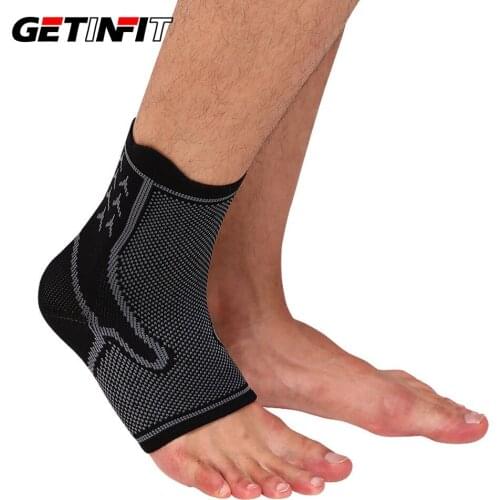 Getinfit 1PCS Sports Safety Ankle Support Ankle Elastic Brace Guard Support Basketball Football Protection Ankle Support Brace