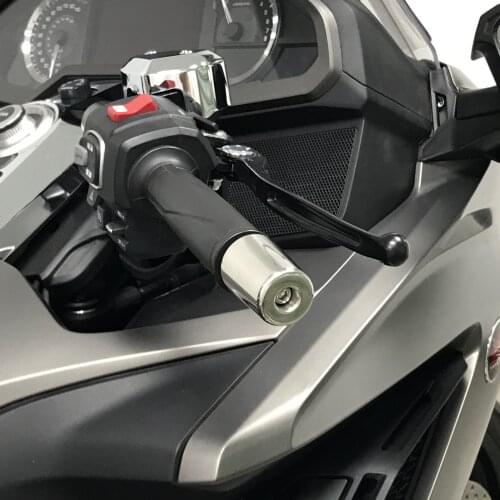 Chrome Bar Ends Handlebar Weights Handlebar Counterweight Socket Slider For HONDA GOLD WING GL1800 GL1800B F6B ST1300 DN 01