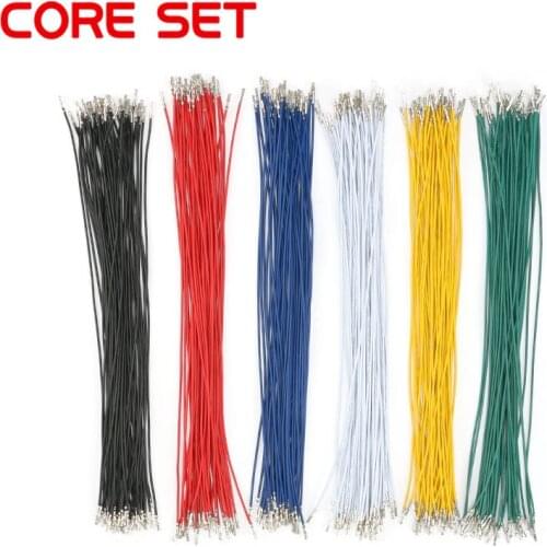 50pcs/lot 1P Dupont 2.54 Cable Jumper Wire Female to Female Double Head Spring Electronic Wire Dupont Line 25cm
