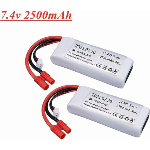 7.4v 2500mAh 40c Lipo battery for Syma X8C X8W X8G X8 RC Quadcopter Parts 2s 7.4 V 903480 Toys Battery 1pcs to 5pcs