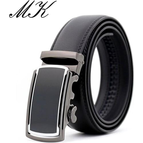 Maikun Belts for Men Automatic Buckle Belt Classic Popular Men Belt for Business