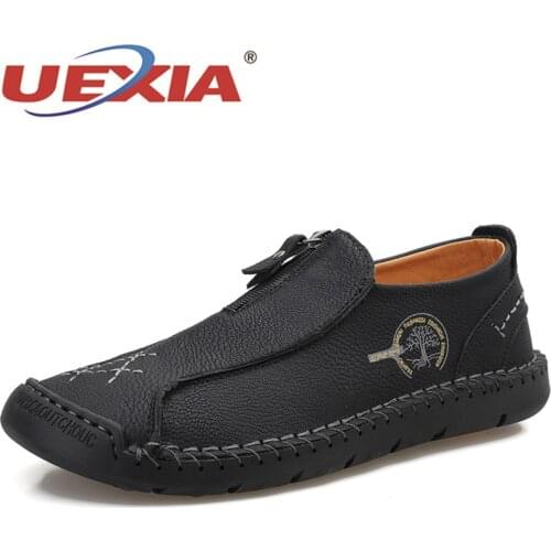 2022 Leather Sneakers Lightweight Casual Men Shoes Fashion White Breathable Big Size Comfortable Walking Male Moccasins Driving