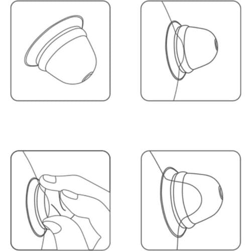 Nipple Corrector for Flat Inverted Nipples Soft Silicone Nipple Aspirator Puller