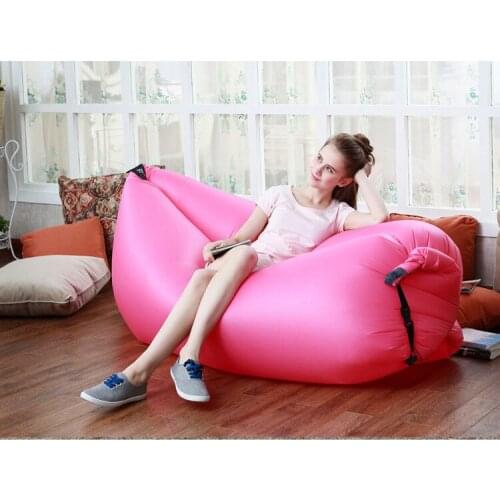 Air Bag Lazy Bag Beach Sofa 240*70Cm Trend Outdoor Products Fast Infaltable Air Sofa Bed Good Quality Sleeping Bag Inflatable