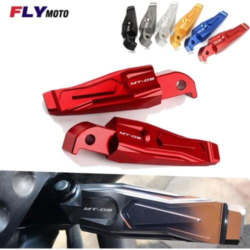 New For Yamaha MT-09 MT 09 MT09 TRACER FZ09 FZ-09 FJ09 Motorcycle Rear Passenger Footrests Foot pegs Foot Rests Pegs Rear Pedals