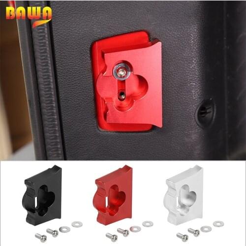 BAWA Car Tailgate Limiter For Jeep Wrangler JK 2007-2017 Aluminum Alloy Rear Door Stopper Accessories for Jeep Wrangler JK