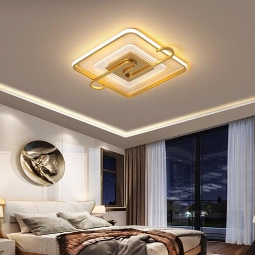 LuxuryCeiling Light Modern LED Corridor Lamp For Living Room Bedroom Round Square Lighting Home Decorative Fixtures Dropshipping