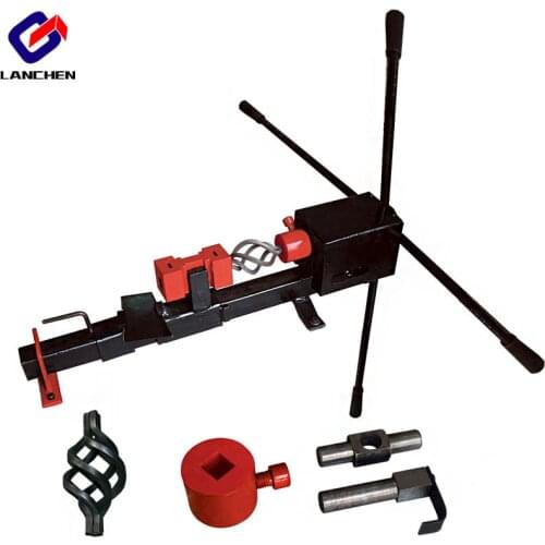 Handmade metal forgin manual basket steel twisting machine hand tools wrought iron equipment
