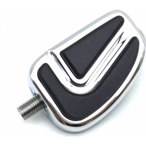 Aftermarket free shipping motor parts 1PC Chrome AirFlow Groove Shifter Peg Foot Peg For Harley V-Rod CVO Fat Boy FLSTF