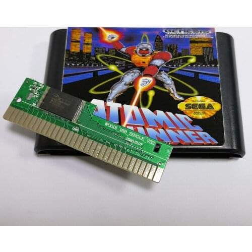 Atomic Runner 16 Bit MD Game Card Sega Mega Drive Genesis