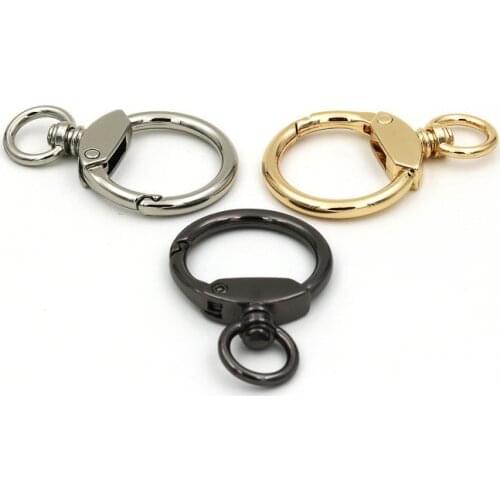 2pcs Swivel Clip Snap Hooks For Bag buckle Holder Spring O Ring,bag hook,Round Trigger Spring Keyring Buckle DIY accessories