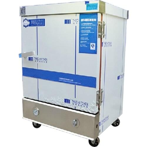 220v/380v MC-6 Commercial Rice Steamer 4-layers Boilers Electric Steamer Stainless Steel Food Steam Cabinet Anti-dry burning