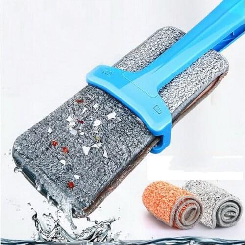 341207/Household flat mop/Easy to clean/Using PP material/durable/plus Thick cloth design/360 degrees can be rotated