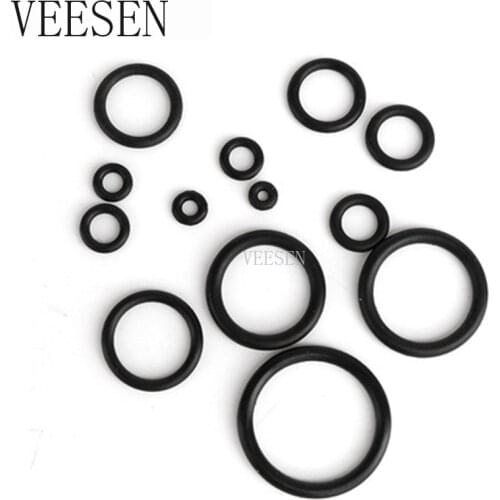 740pcs 1200pcs NBR Seal Ring Kit Thickness 1.5mm 2.4mm 3.1mm Nitrile Rubber NBR O-Ring Gasket Sealing Ring