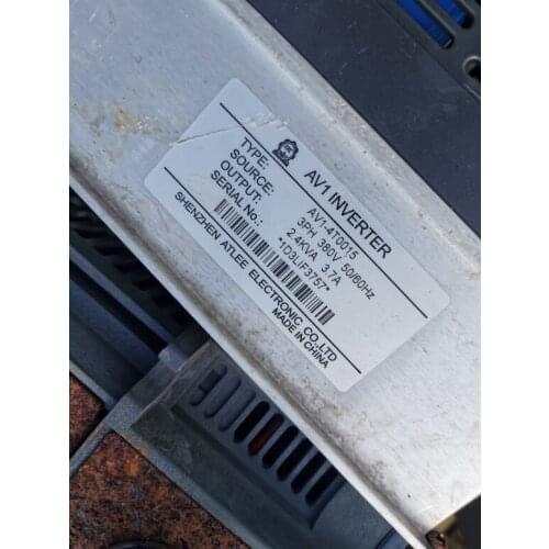 AV1-4T0015 1.5KW 380V inverter , used in good condition . 80% appearance new , good working , free shipping