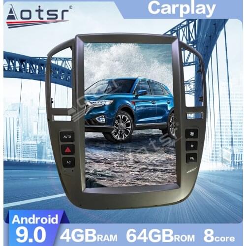 AOTSR Android 9.0 For Buick Boulevard Tesla style Vertical screen 4G 64 GB Car GPS Navigation Navi Radio Auto stereo
