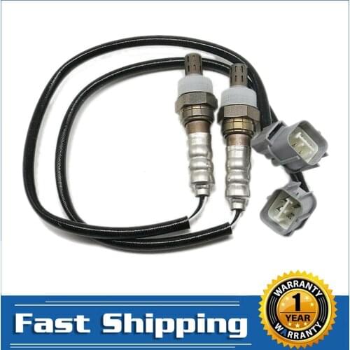 2pcs Downstream Front Rear Oxygen O2 Sensor for Honda Odyssey J35A6 Pilot Ridgeline 3.5L Accord 3.0L Acura RL MDX 3.5L TL 3.2L