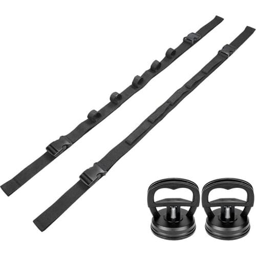 2Pcs Car Fishing Pole Holder Strap Portable Fishing Vehicle Rod Storage Rack Bracket Carrier for Truck SUV Wagons Van