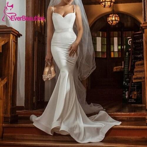 EVERBEAUTIES Mermaid Silhouette Wedding Dresses