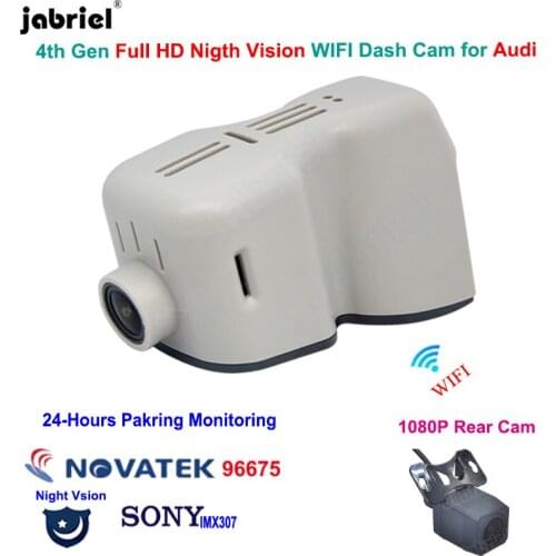 Full HD 1080P Wifi 24H Car Dvr Dash Cam for audi a5 a6 a7 a1 a3 a4 a8 for audi q5 q7 q3 rs3 rs4 rs5 rs6 rs7 s3 s4 s5 s6 s7 s8