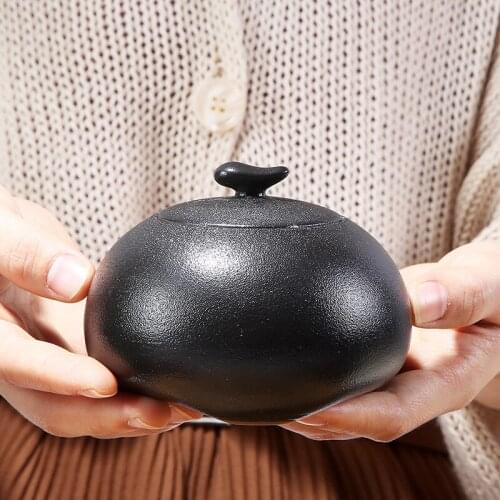 2pcs Ceramic Tea Pot Sealed Storage Can Creative Gift Customized Tea Can Double Can Gift Box