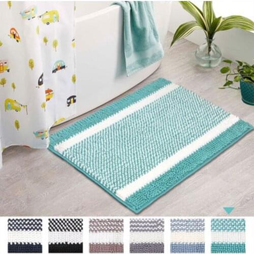 Carpet Mats Bathroom Absorbent Mats Entrance Door Mats Living Room Bedroom Bedside Decoration Striped Carpets Household Items
