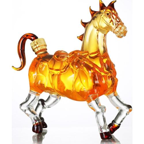 Creative animal Horse shaped barware whiskey decanter wine decanter for Liquor Scotch Bourbon 1201-05