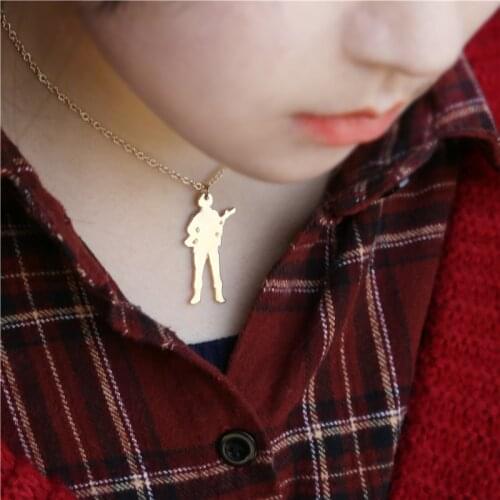 Hip hop hits in Europe and the United States new simple brave soldiers pendant pendant necklace to send mom girlfriend gift