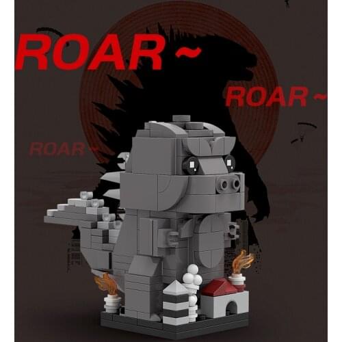 MOC MINI Animal Dolls Movies Anime Weirds Prehistoric Dinosaurs Bricks Model Building Blocks Movable Doll Educational MosaicToys