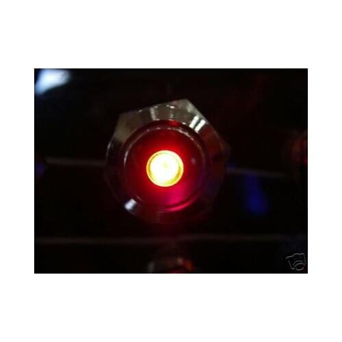 Momentary Red Lighted SPDT ON-(ON) Switch 110V R11D 20