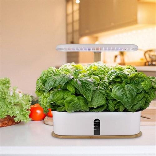Indoor Herb Garden Kit Hydroponic Germination System With Adjustable LED Lamp For Garden Plants Vegetables Fruits Growing System