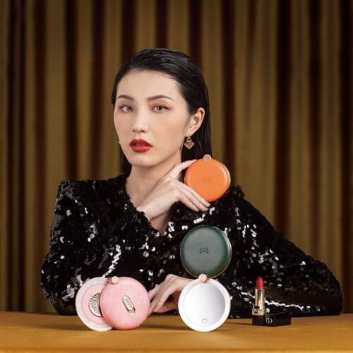 Skin rejuvenation makeup mirror beauty instrument fashion portable mirror pocket mirror LED LIGHT THERAPI MACHIN Christmas Gift