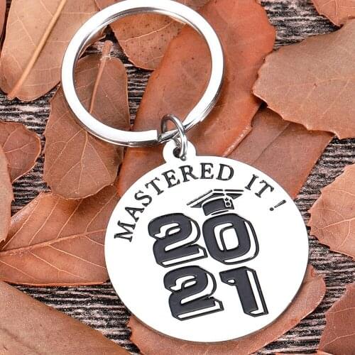 2021 Graduation Gift for Masters Students Class of 2021 Seniors Keychain Nurses Masters Students Medical Daughter Son Graduates