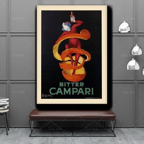 Campari Bitter Poster, Campari Poster, Vintage Beverage, Campari Vintage advertising, Retro Affiche poster, Art Printrint of